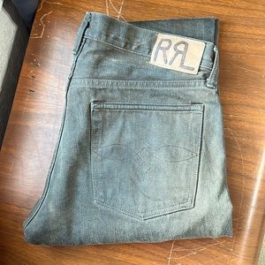 RRL Slim Fit-Distressed Brown, gently used, Sz. 33-32